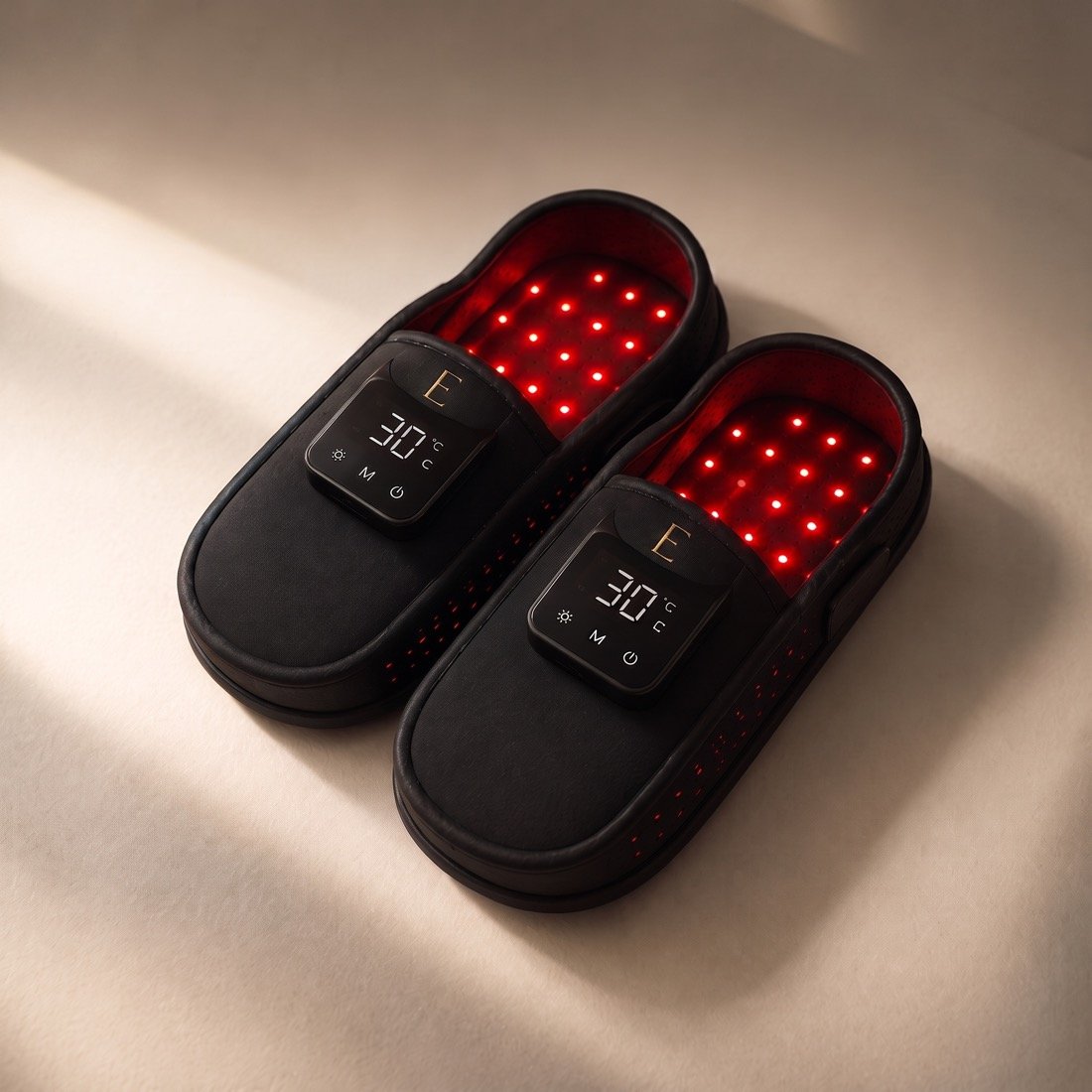 Emberly Red Light Slippers